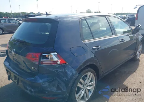 2015 Volkswagen Golf Tdi Sel 4-Door from USA, damaged, VIN 3VW2A7AU2FM105142